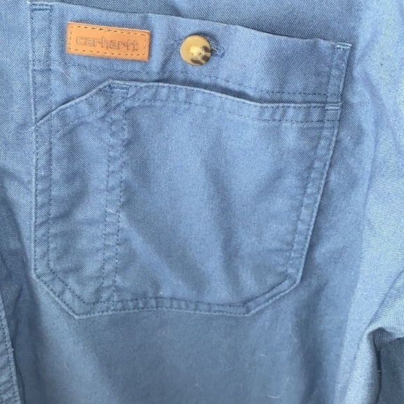Carhartt Rugged Workwear Cotton Blend Button Down Shirt - Picture 3 of 6